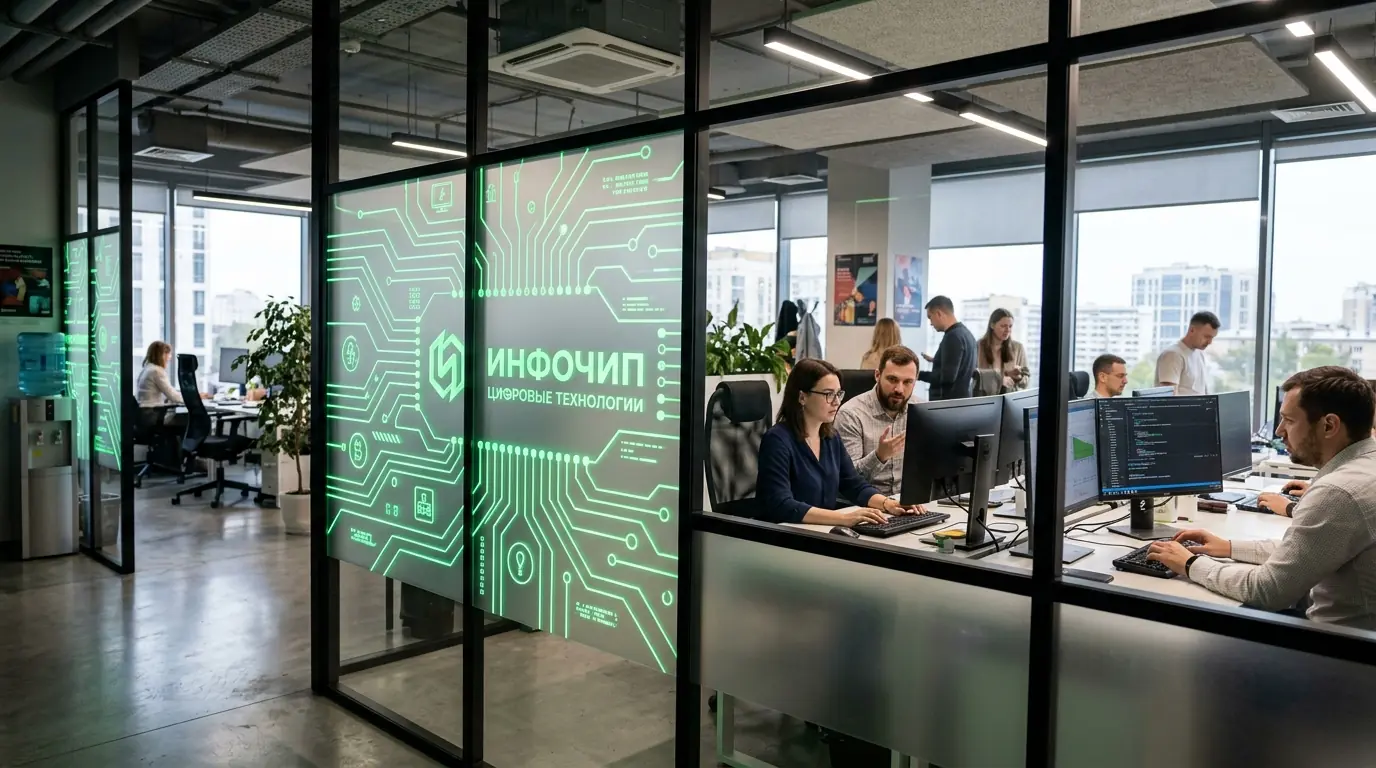 Двери железные офисные — фрагмент установки