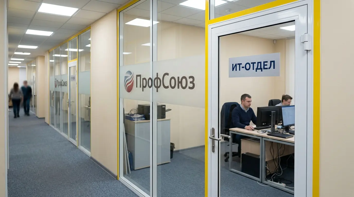 Двери железные офисные — вид крупным планом